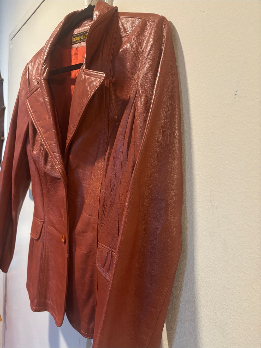 Women's Rust Orange Jacket - Picture 10 of 16